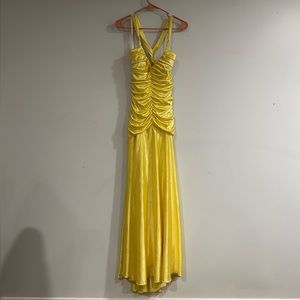 Taboo Yellow Maxi Dress Prom